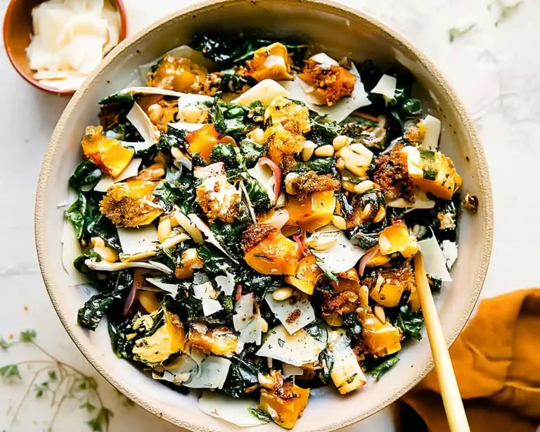 Autumn Caesar Salad with Delicata Squash Croutons