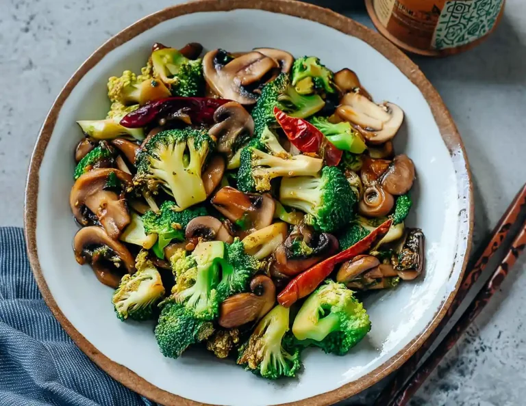 Broccoli and Mushroom Stir Fry
