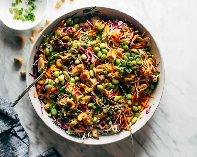 Cashew Crunch Salad with Sesame Dressing