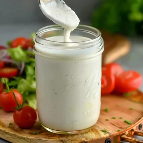 Creamy Garlic Salad Dressing Recipe 2 Creamy Garlic Salad Dressing Recipe