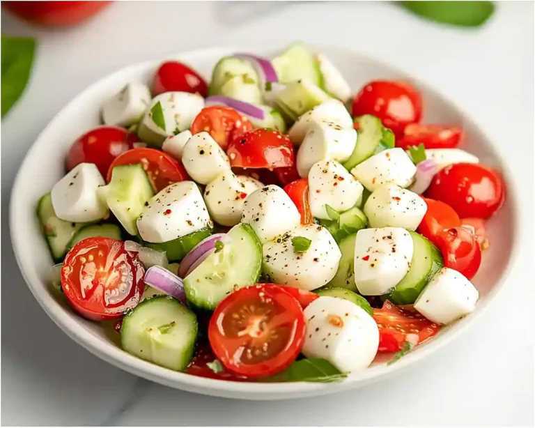 Cucumber Caprese Salad