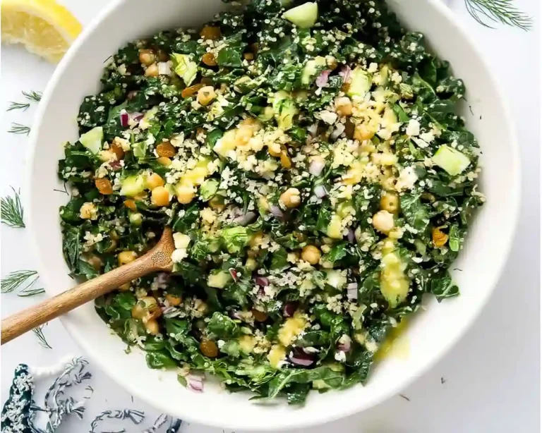 Fresh Healthy Kale Quinoa Salad