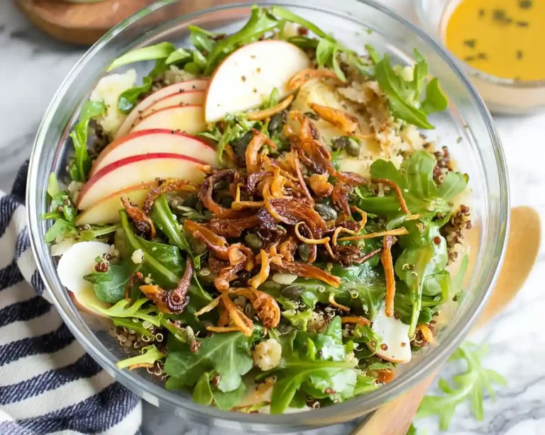 Honey Mustard Quinoa Apple Salad