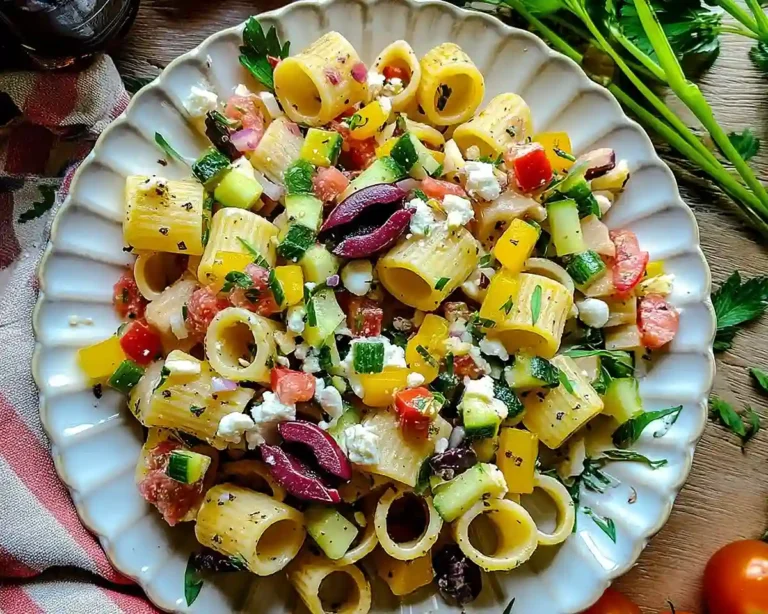 Horiatiki (Village) Pasta Salad