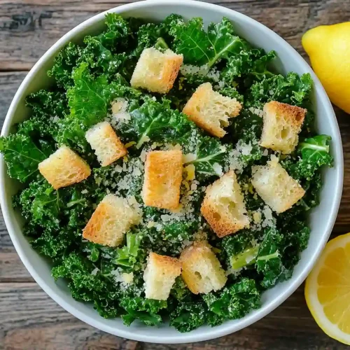 Lemon Parm Kale Salad