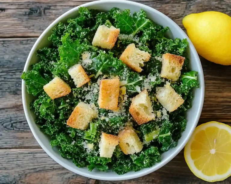 Lemon Parm Kale Salad