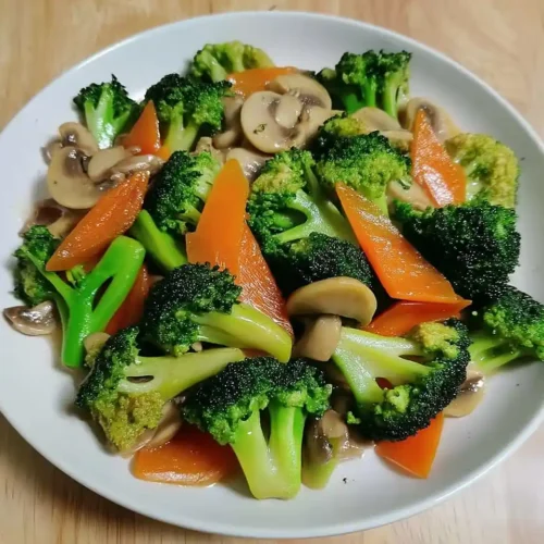 Sautéed Mushrooms with Broccoli