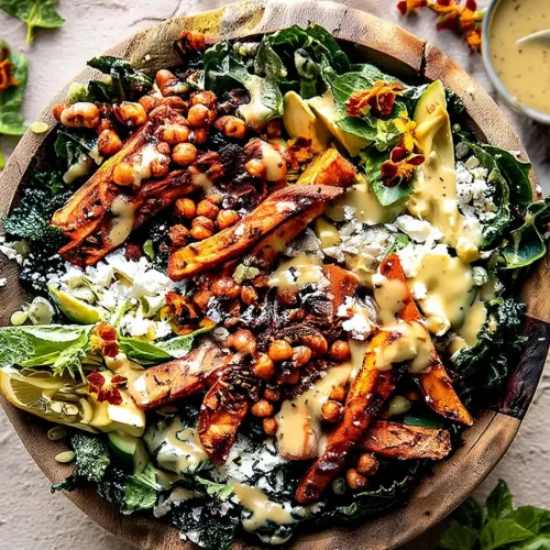 Sweet Potato Kale Salad