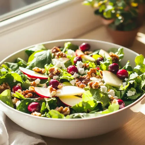 Apple Cranberry Walnut Salad