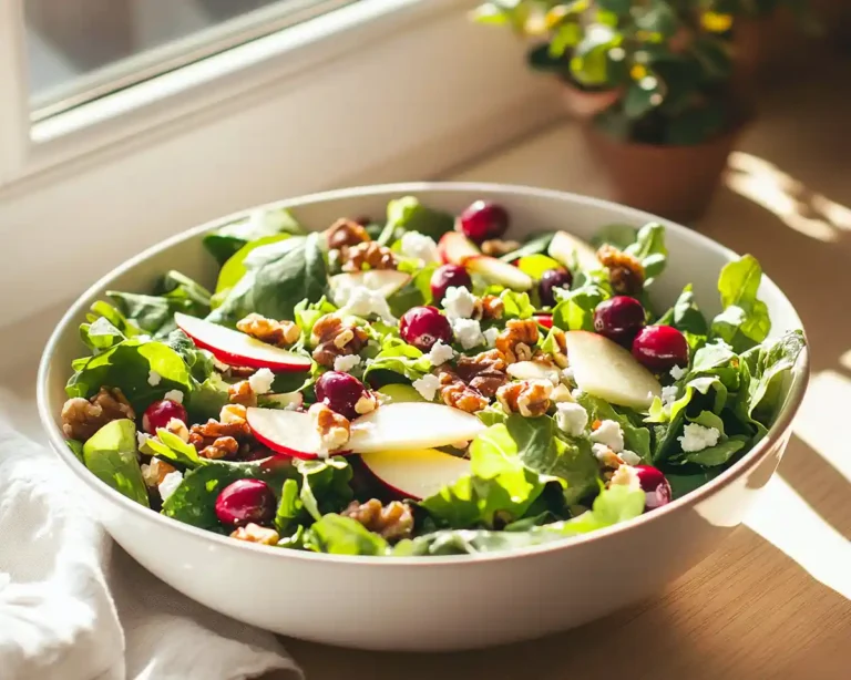 Apple Cranberry Walnut Salad