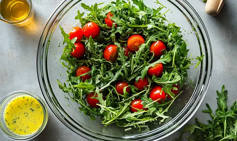 Arugula Mozzarella Salad 3 Arugula Caprese Salad Ingredients