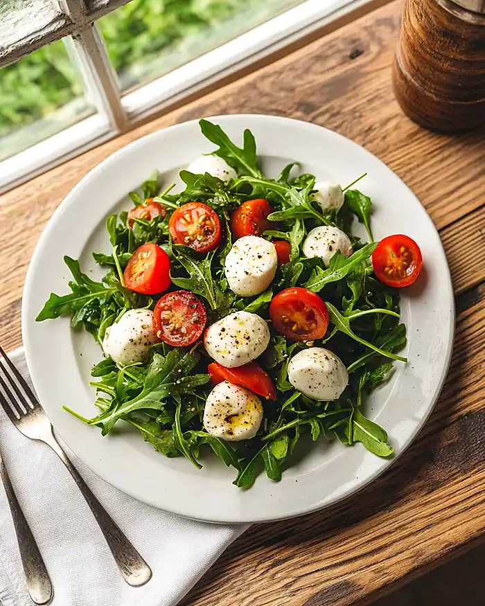 Arugula Mozzarella Salad 4 Arugula Caprese Salad Recipe