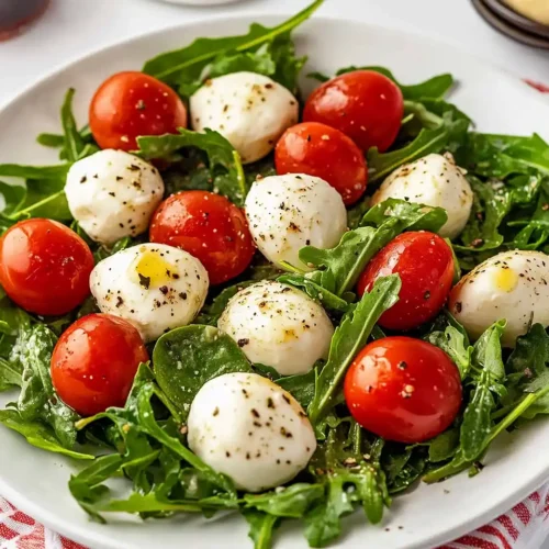 Arugula Mozzarella Salad 5 Arugula Mozzarella Salad