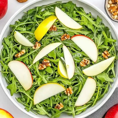 Arugula Salad with Apples and Walnuts