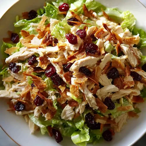 Asian Chicken Cranberry Salad