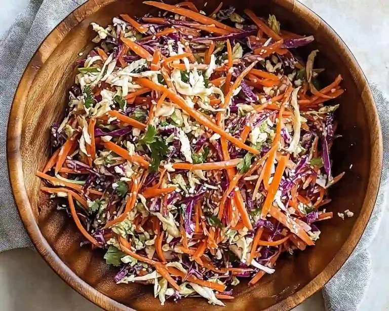 Asian Crunch Salad with Ginger Dressing