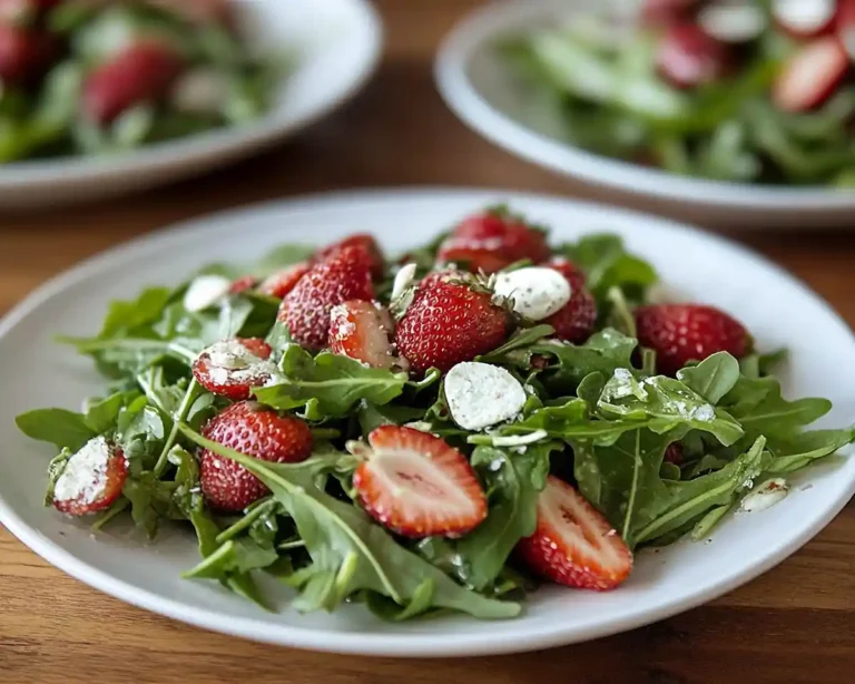Baby Arugula and Strawberry Salad