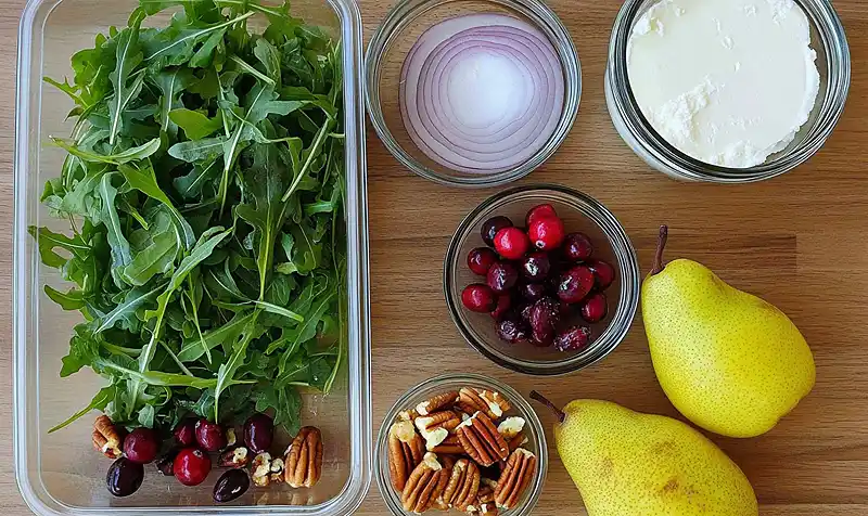 Pear Salad with Balsamic Vinaigrette 2 Best Pear Salad