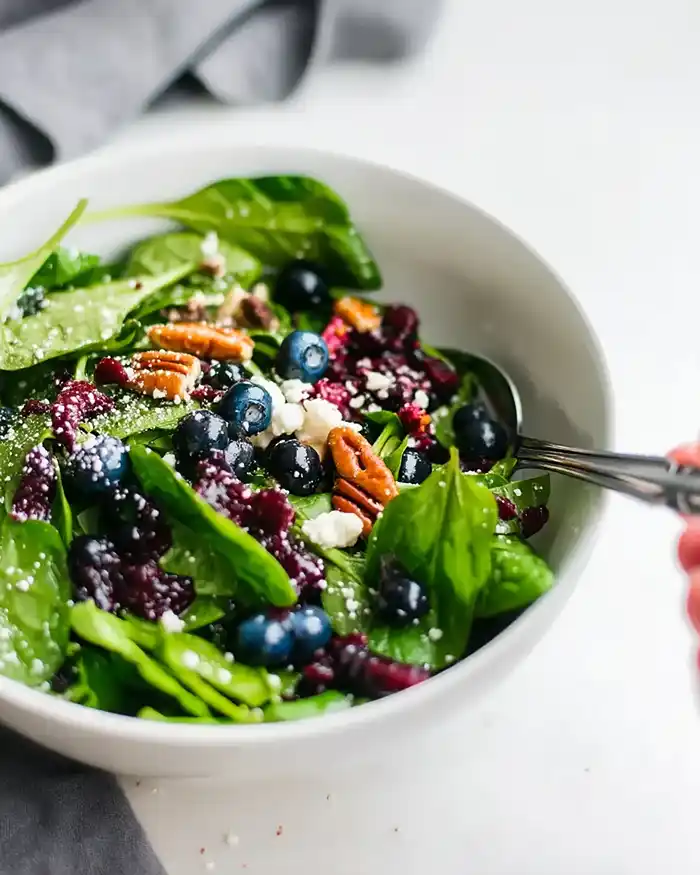 Blueberry Corn Feta Salad