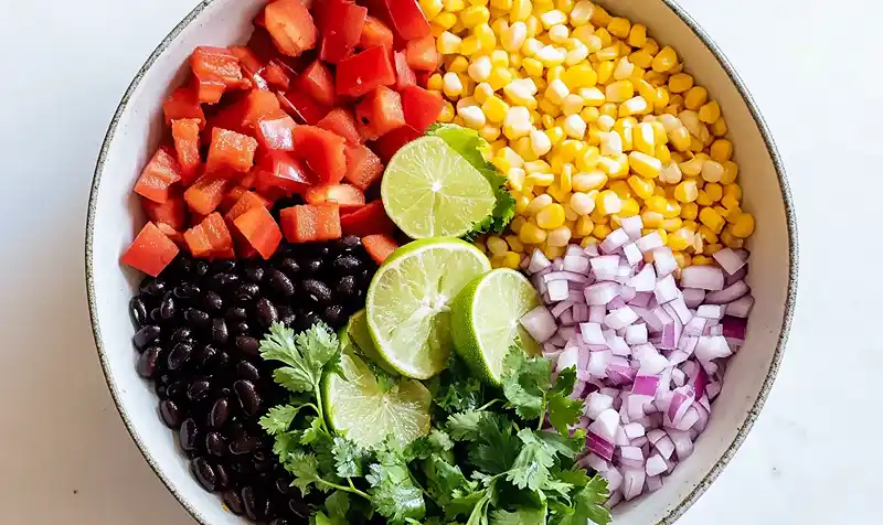 Charred Corn And Black Bean Salad