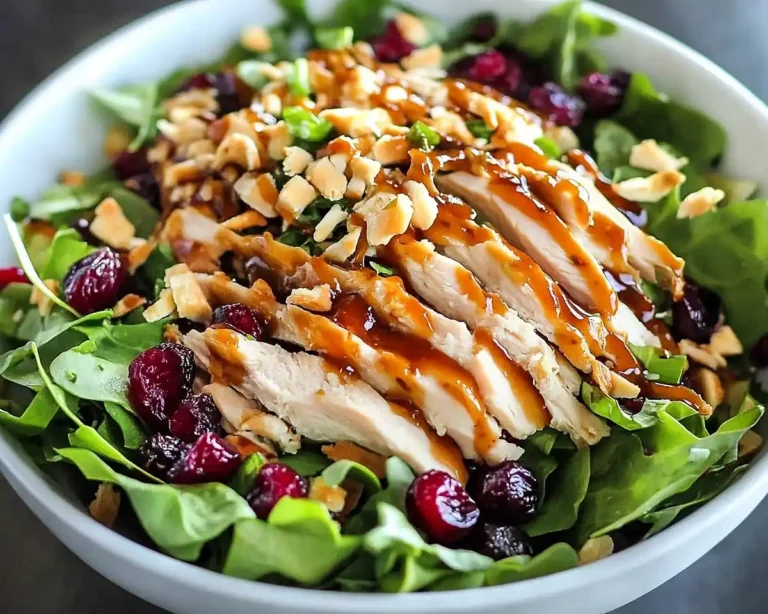 Chicken Cranberry Salad with Asian Flavors