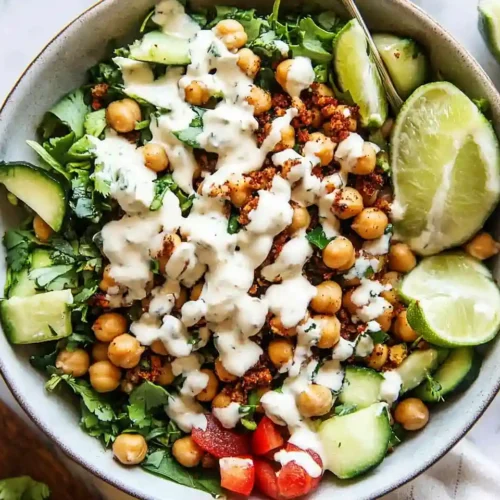 Chili Lime Chickpea Salad