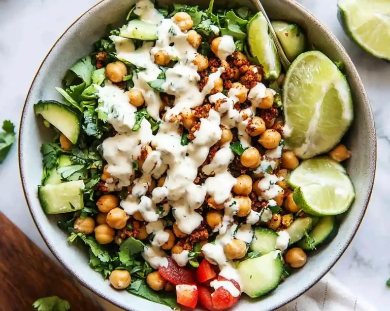 Chili Lime Chickpea Salad