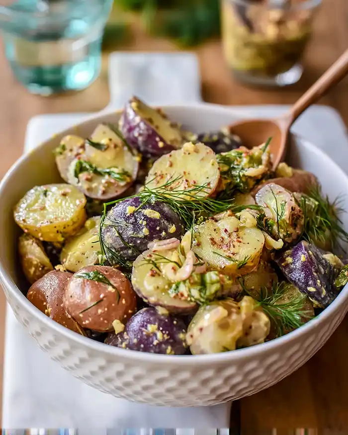 Classic French-Style Potato Salad 4 Classic French Potato Salad