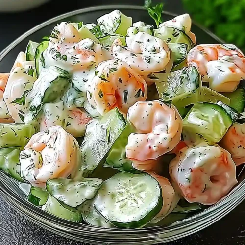 Creamy Cucumber Shrimp Salad Recipe