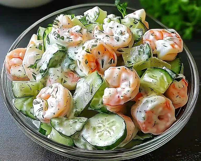 Creamy Cucumber Shrimp Salad Recipe