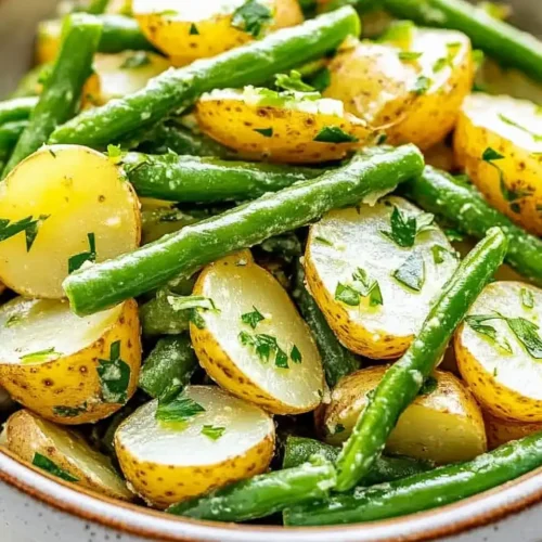 Creamy Green Bean Potato Salad
