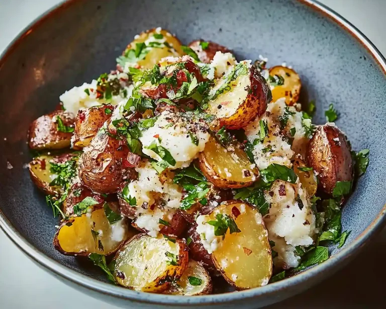 Crispy Smashed Potato Salad