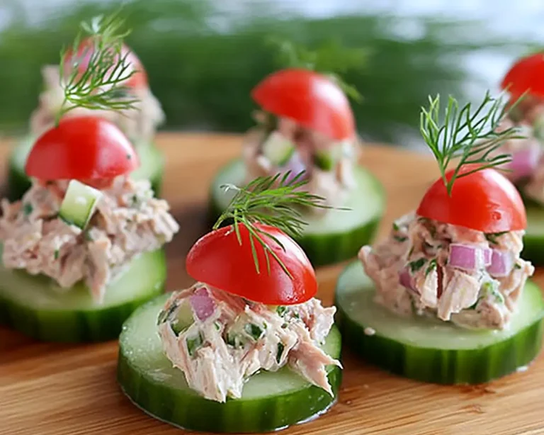 Cucumber Tuna Salad Bites