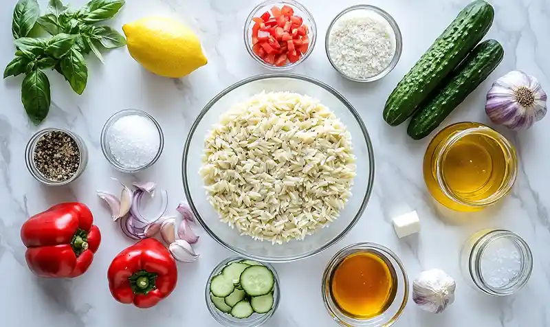 Lemon Orzo Salad With Feta 2 Easy Orzo Recipes