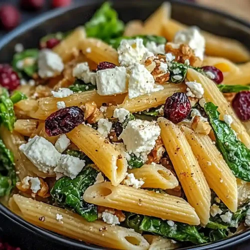 Feta And Cranberry Penne Salad