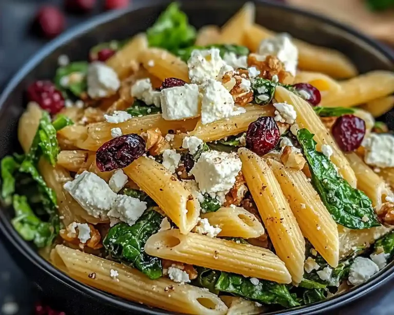 Feta And Cranberry Penne Salad