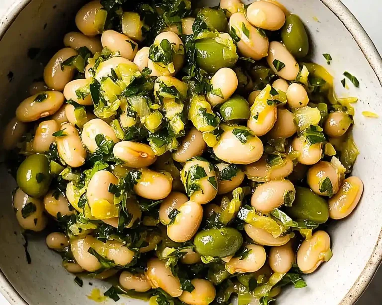 Green Olive Bean Salad