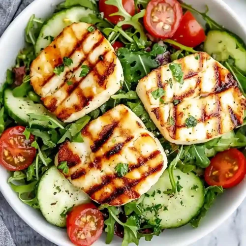 Grilled Halloumi Salad