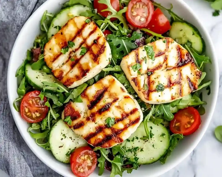Grilled Halloumi Salad