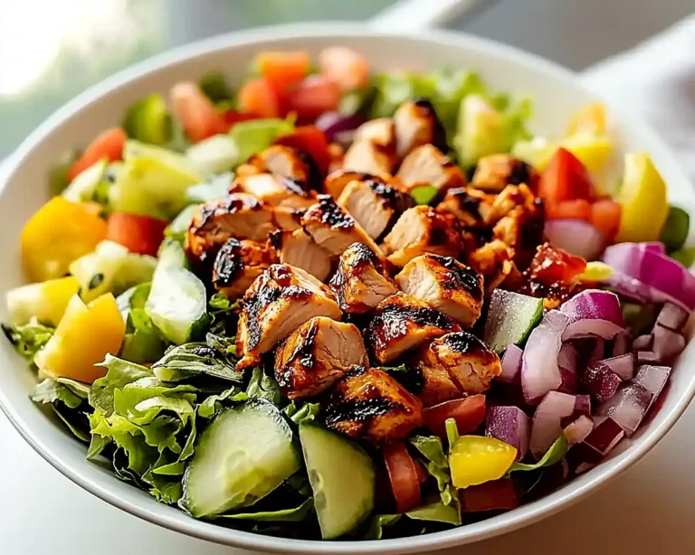 Healthy BBQ Chicken Chopped Salad Recipe