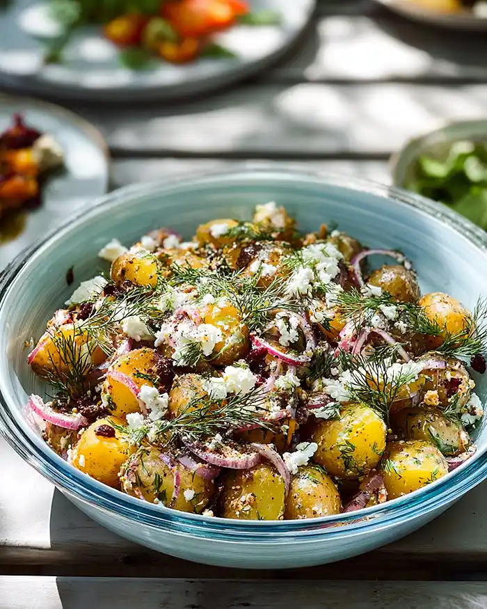 Healthy Herb Salad Dish