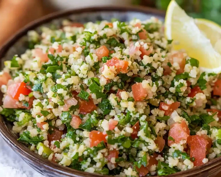 Homemade Tabbouleh