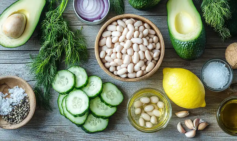 Vegan White Bean Salad 2 How To Make White Bean Salad