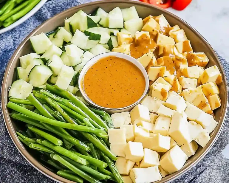 Indonesian Salad with Peanut Sauce