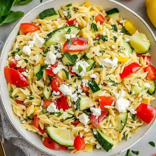Lemon Orzo Salad With Feta 5 Lemon Orzo Salad With Feta