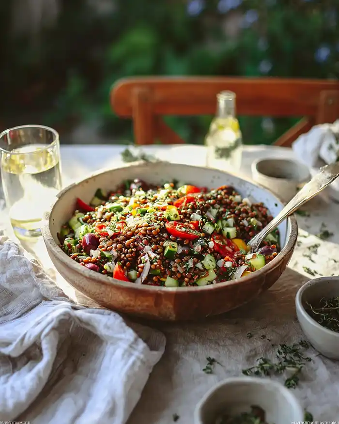 Lentil Salad Lunch