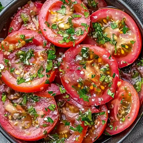 Marinated Tomatoes Salad Recipe