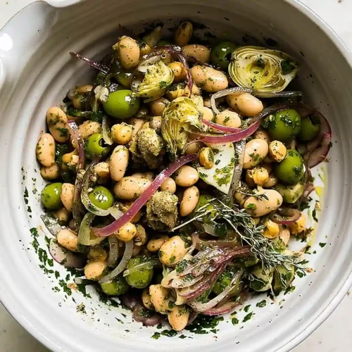 Marinated Za'atar Bean Salad