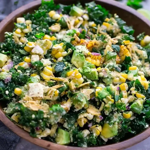Mexican Street Corn Kale Salad