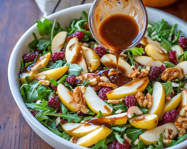 Pear Salad with Balsamic Vinaigrette